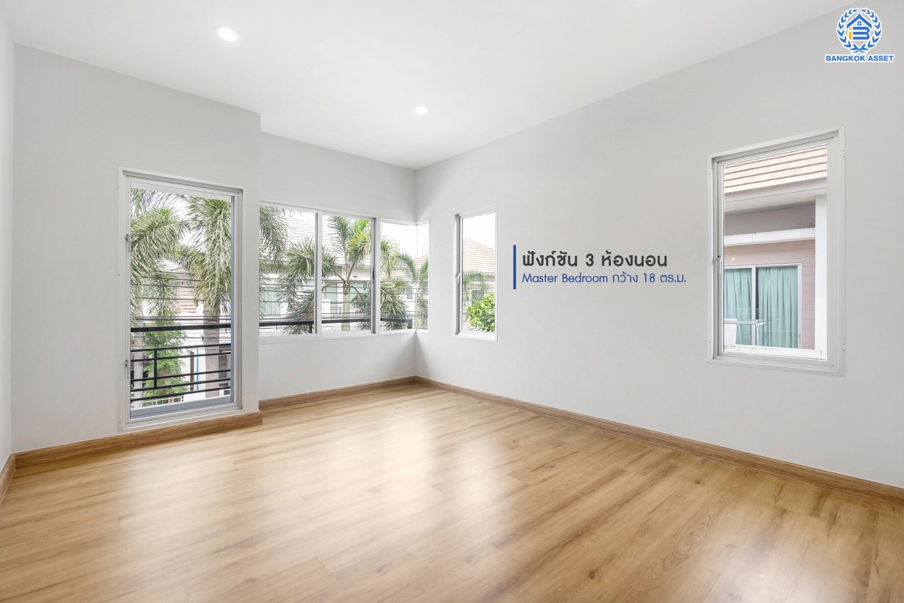 บ้านมือสองตกแต่งใหม่ ม.วิลล่าการ์เด้น3 บางกรวย-ไทรน้อย เนื้อที่ 52 ตร.ว. ฟังก์ชัน 3 ห้องนอน 3 ห้องน้ำ จอดรถได้ 2 คัน บรรยากาศเป็นส่วนตัว บนทำเลศักยภาพ ใกล้เซ็นทรัลเวสต์เกต เชื่อมต่อหลายเส้นทาง ถ.รัตนาธิเบศร์, ถ.กาญจนาภิเษก และราชพฤกษ์ และรถไฟฟ้า "สถานีบางพลู"